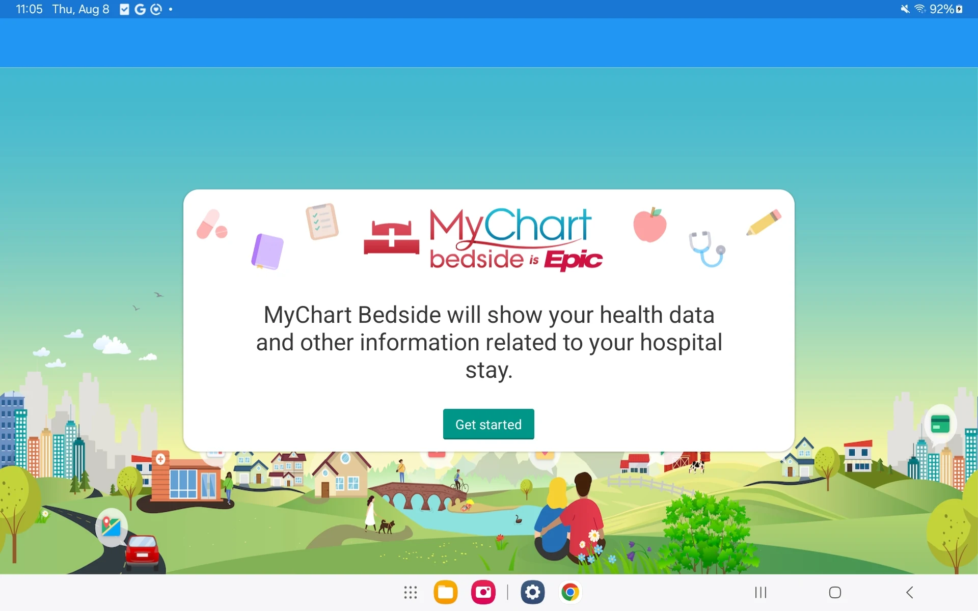 MyChart Bedside screenshot